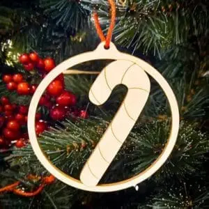 Houten kerstballen set - Creative Use of Technology