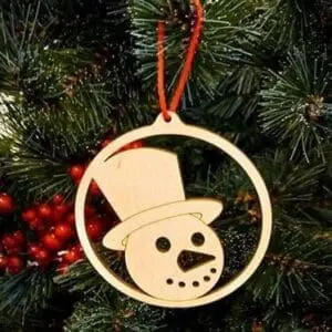 Houten kerstballen set - Creative Use of Technology