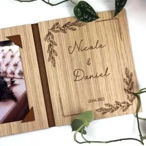 Wooden picture frame