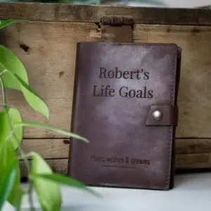 Gepersonaliseerd leren notitieboekje - hervulbaar - Graveer je eigen ontwerp