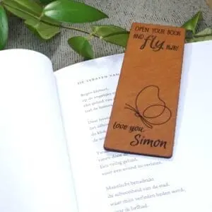 Leren Boekenlegger - Maak je persoonlijke ontwerp