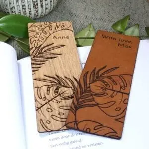 Leren Boekenlegger - Maak je persoonlijke ontwerp