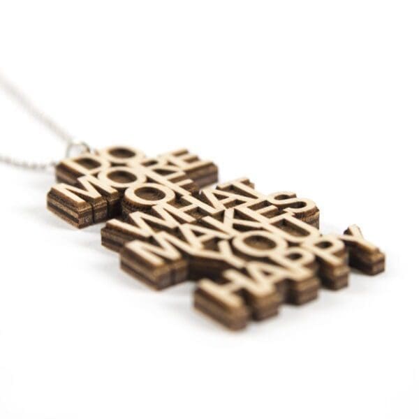 Collier "Faites plus de ce qui vous rend heureux" – Image 3