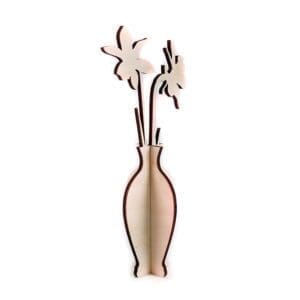 lasergesneden houten cactus / bloemen - laser cut wooden cactus / flowers