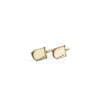 Lasergesneden oorbellen / oorknopjes van kurk, hout, leer / Laser cut earrings / earcuffs made of cork, leather, wood - Oorknopjes choco
