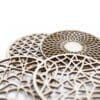 houten lasergesneden onderzetters - laser cut coasters