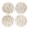 houten lasergesneden onderzetters - laser cut coasters