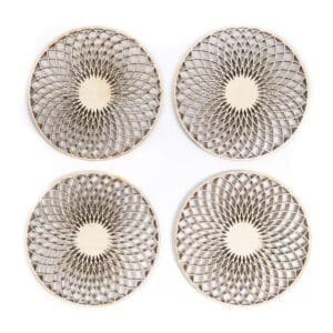 houten lasergesneden onderzetters - laser cut coasters