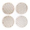 houten lasergesneden onderzetters - laser cut coasters