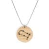 Lasercut wooden necklace / pendant constellations / zodiac sign - Lasercut wooden necklace / pendant constellations