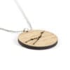 Lasercut wooden necklace / pendant constellations / zodiac sign - Lasercut wooden necklace / pendant constellations