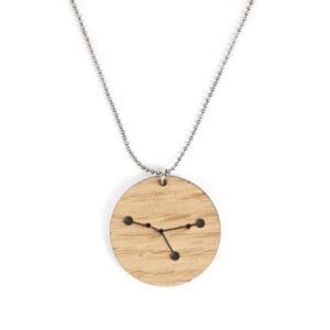 Lasergesneden houten ketting / hanger constellations / sterrenbeeld - Lasercut wooden necklace / pendant constellations