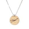 Lasercut wooden necklace / pendant constellations / zodiac sign - Lasercut wooden necklace / pendant constellations