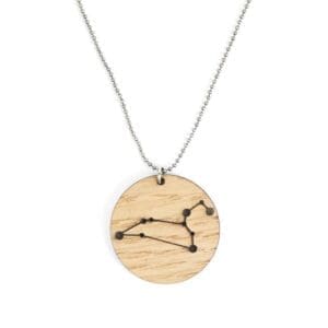 Lasergesneden houten ketting / hanger constellations / sterrenbeeld - Lasercut wooden necklace / pendant constellations