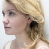 Houten oorbellen - lasergesneden oorbellen / lasercut earrings