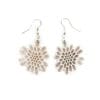 Houten oorbellen - lasergesneden oorbellen / lasercut earrings
