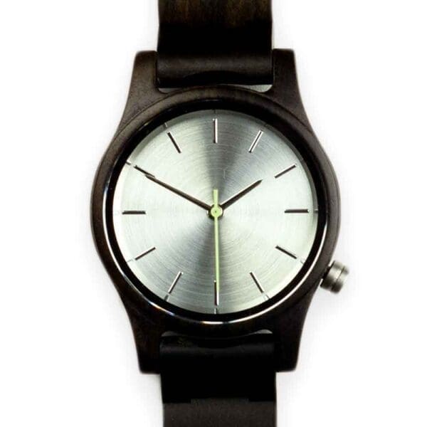 classic ladies watch made of wood