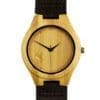 houten horloge van bamboe