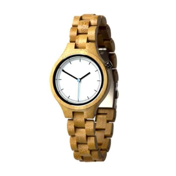 Houten Horloge - Toendra - Bamboe - 35 mm