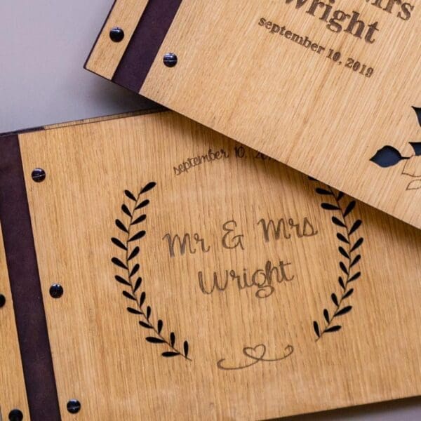 Gastenboek trouwerij met eigen ontwerp