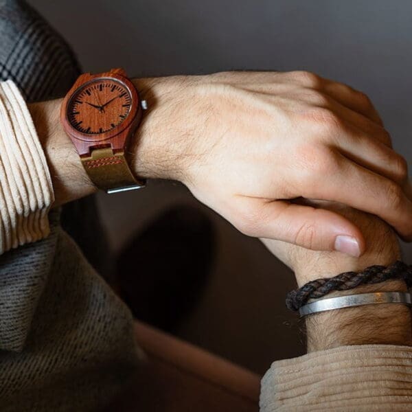 Wooden Watch - Grand Canyon - Sandal - 45 mm - Image 5