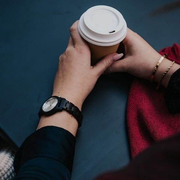 Wooden Watch - Sahara - Sandal - 35 mm - Image 5