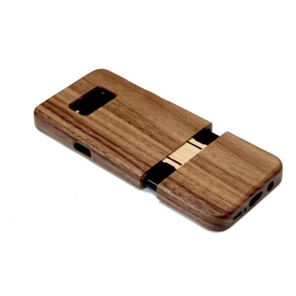 Samsung S8 hoesje - houten case - houten telefoonhoes