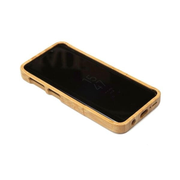 Samsung S9 hoesje - houten case - houten telefoonhoes