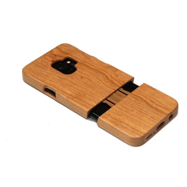 Samsung S9 hoesje - houten case - houten telefoonhoes
