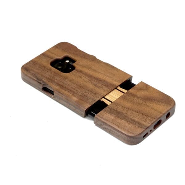 Samsung S9 hoesje - houten case - houten telefoonhoes