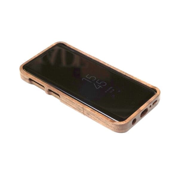 Samsung S9 hoesje - houten case - houten telefoonhoes