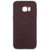 Samsung S7 Edge hoesje - leren case - leren telefoonhoes