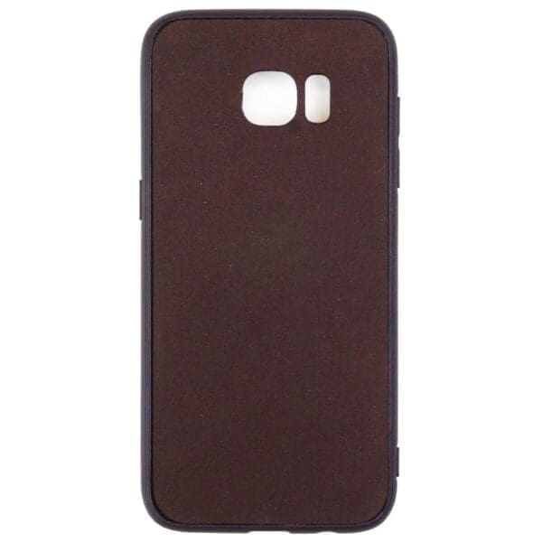Samsung S7 Edge hoesje - leren case - leren telefoonhoes