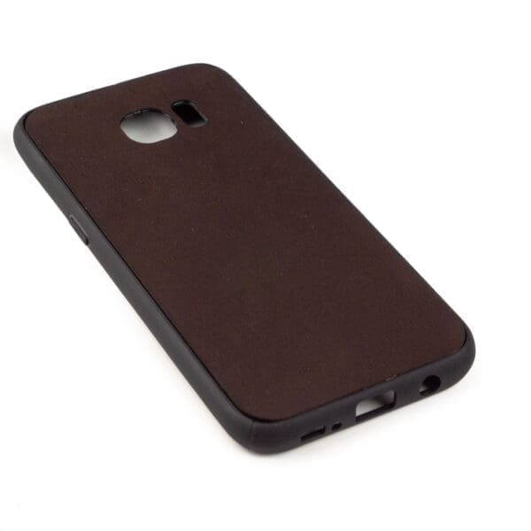 Samsung S7 Edge hoesje - leren case - leren telefoonhoes
