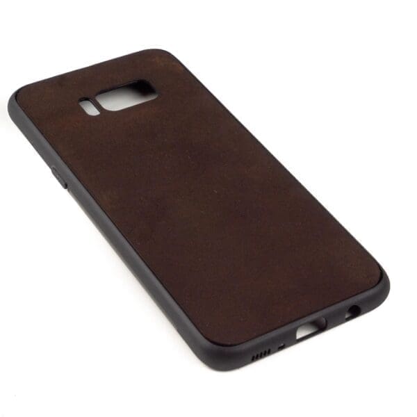 Samsung S8 PLUS hoesje - leren case - leren telefoonhoes