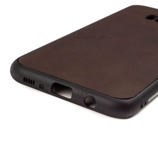 Samsung S8 PLUS hoesje - leren case - leren telefoonhoes