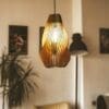 houten lamp lasergesneden - Vortex