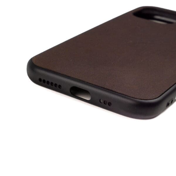 Iphone 11 Pro hoesje - leren case - leren telefoonhoes