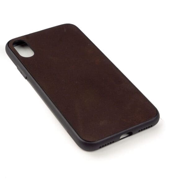Iphone X hoesje - leren case - leren telefoonhoes
