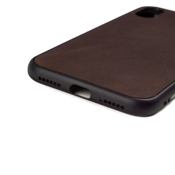 Iphone X hoesje - leren case - leren telefoonhoes