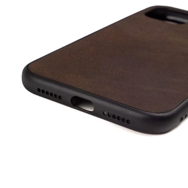 Leren Telefoonhoesje iPhone 12 – Bumper case - Afbeelding 4