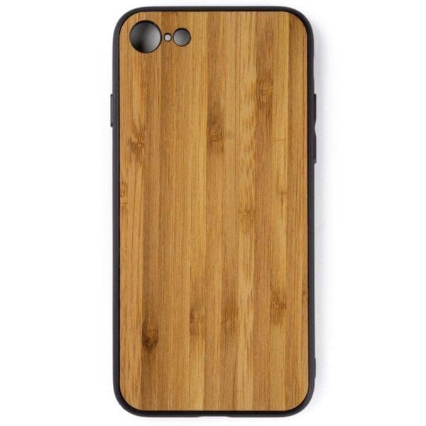 iphone 7 en 8 hoesje - bumper case - houten telefoonhoes