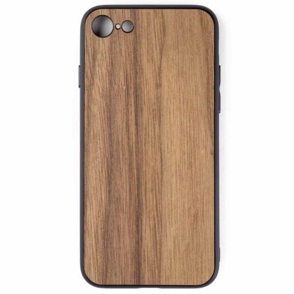 iphone 7 en 8 hoesje - bumper case - houten telefoonhoes