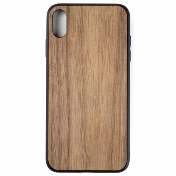 iphone XS MAX hoesje - bumper case - houten telefoonhoes