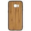 Samsung S7 Edge hoesje - bumper case - houten telefoonhoes