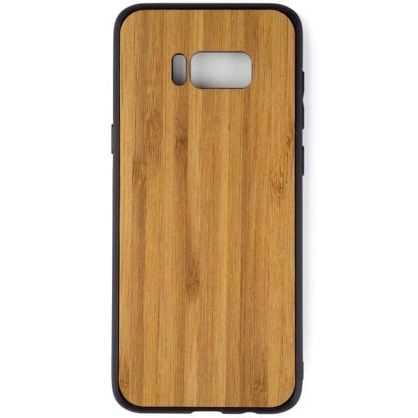 Samsung S8 PLUS hoesje - bumper case - houten telefoonhoes