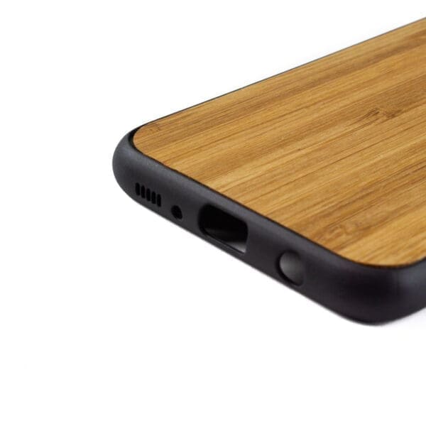 Samsung S8 PLUS hoesje - bumper case - houten telefoonhoes
