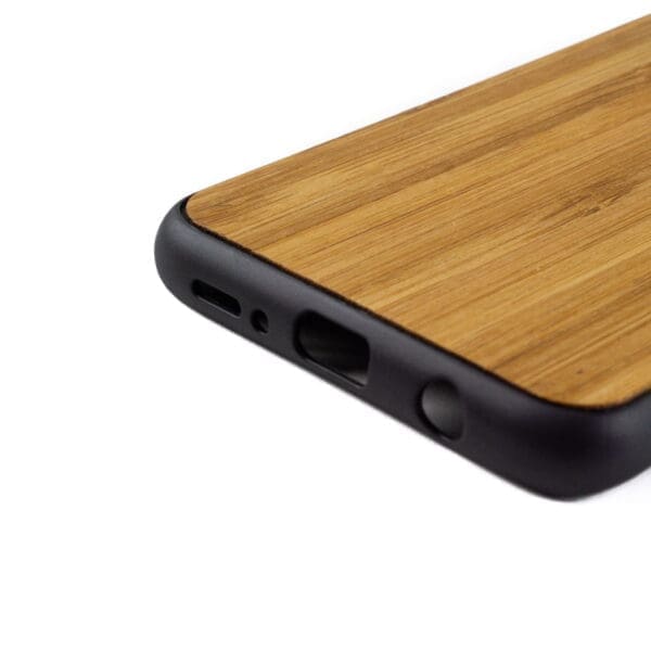 Samsung S9 PLUS hoesje - bumper case - houten telefoonhoes