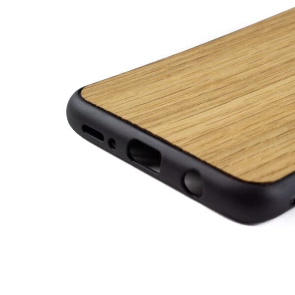 Samsung S9 PLUS hoesje - bumper case - houten telefoonhoes