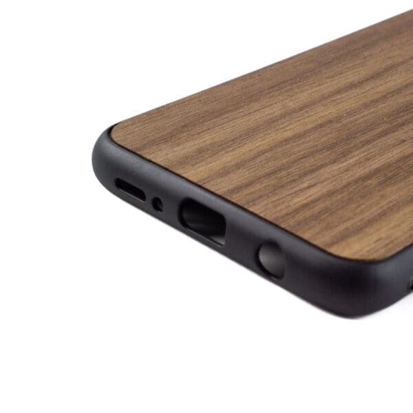 Samsung S9 PLUS hoesje - bumper case - houten telefoonhoes